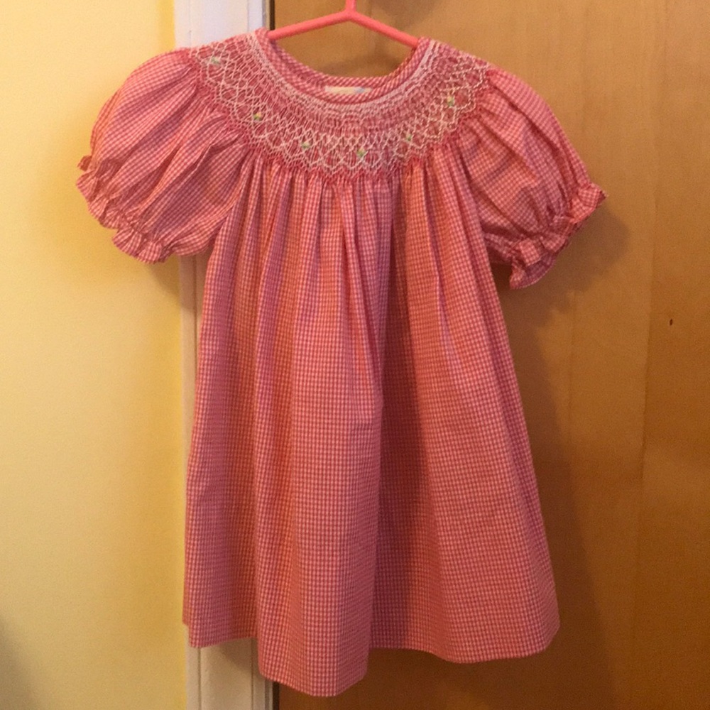Rosalina check Smocked dress